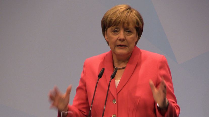 Angela Merkel positioniert sich