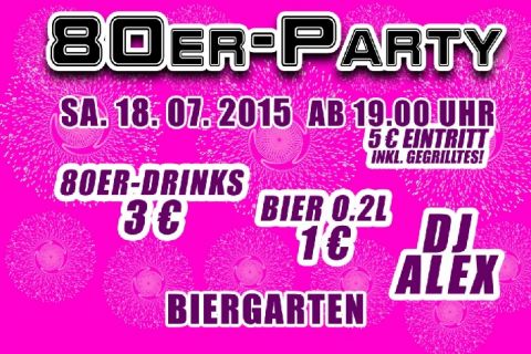die ultimative 80er Party