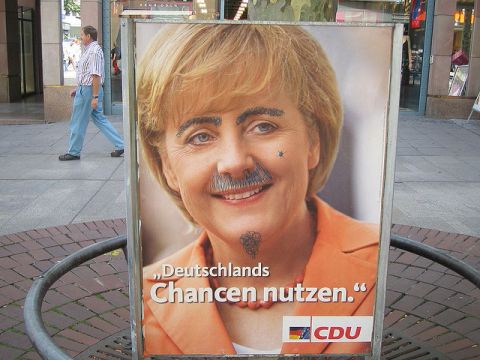 Wahltrend für Merkel und Gabriel