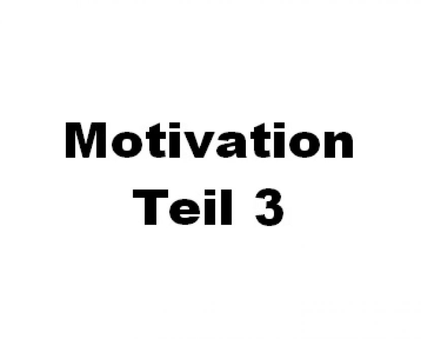 Motivation Teil 3